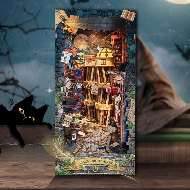 Magic Night Alley | DIY Book Nook Kit