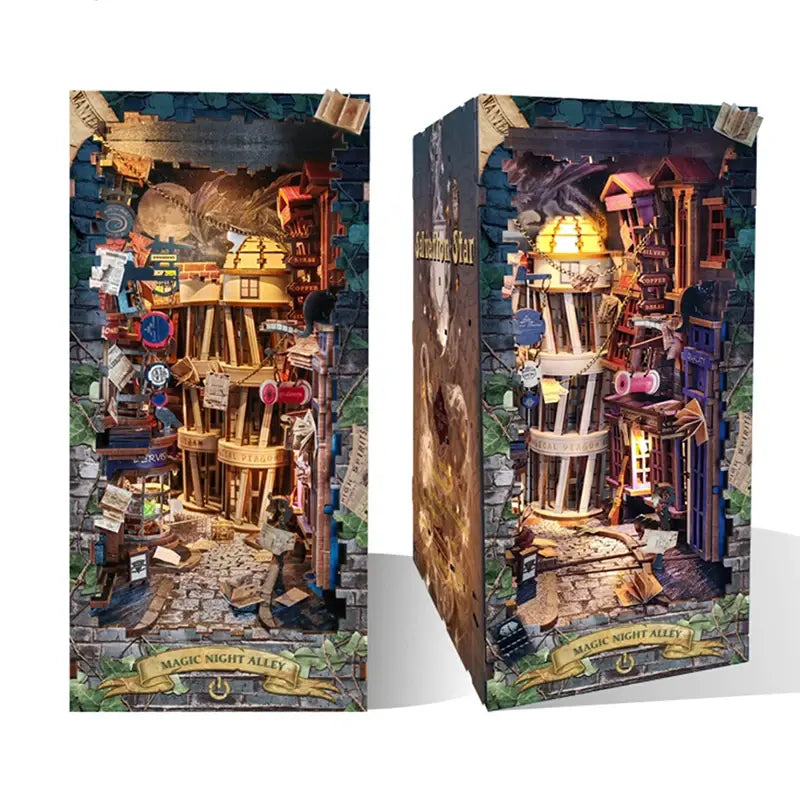 Magic Night Alley | DIY Book Nook Kit