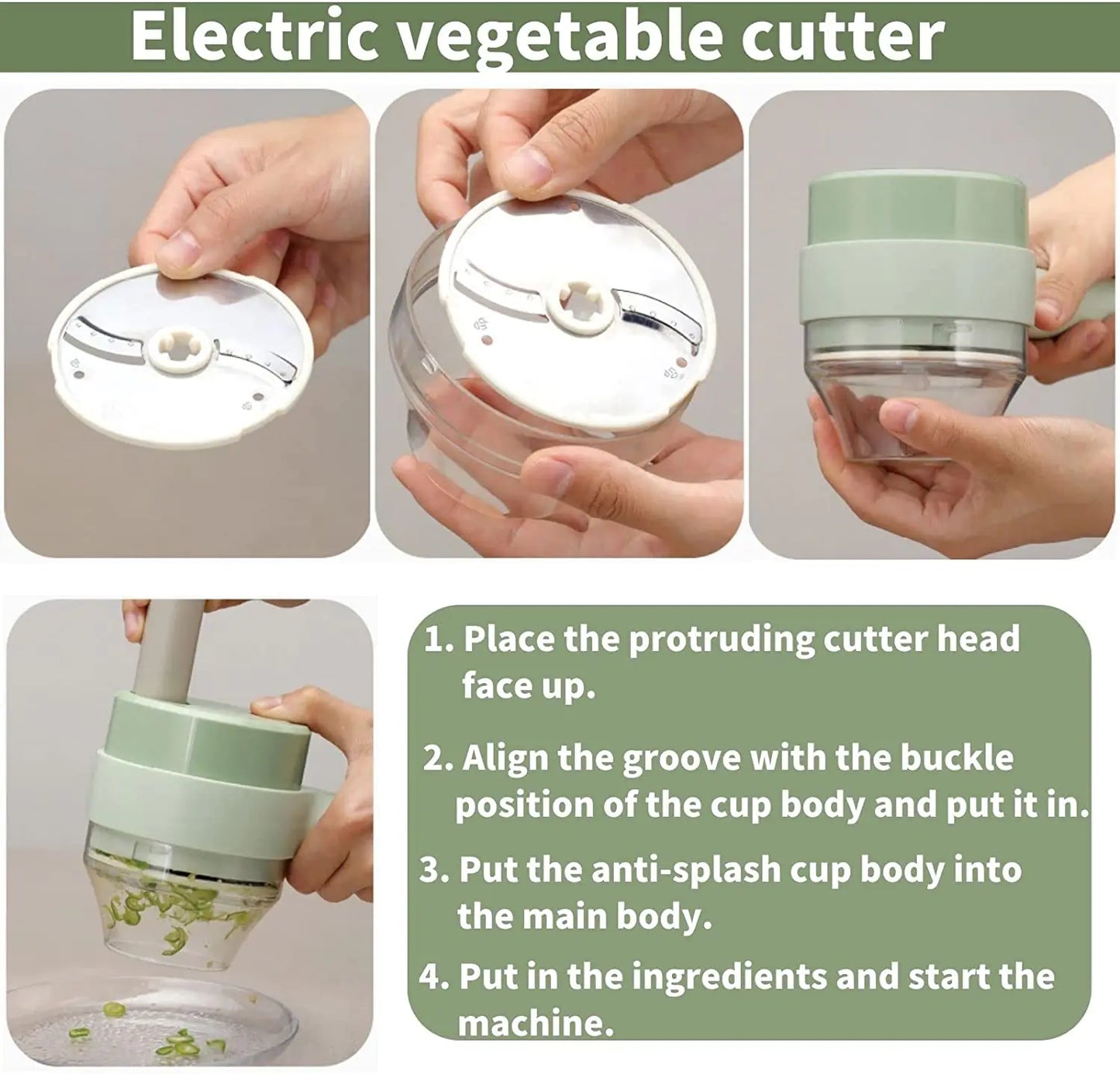 ELECTRIC VEGETABLE CUTTER SET